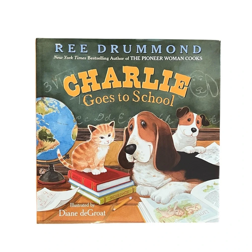 “Charlie Goes to School” Hardcover Book